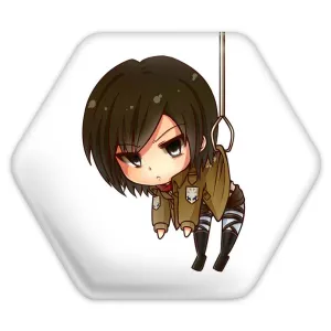 پیکسل شش ضلعی میکاسا انیمه اتک آن تایتان Attack on Titan