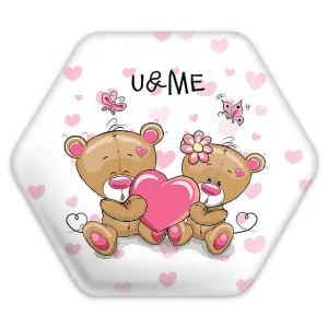 پیکسل شش ضلعی عاشقانه