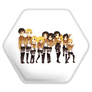 پیکسل شش ضلعی انیمه اتک ان تایتان انیمه اتک آن تایتان Attack on Titan