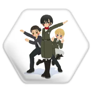 پیکسل شش ضلعی ارمین میکاسا ارن انیمه اتک آن تایتان Attack on Titan