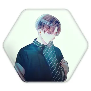 پیکسل شش ضلعی لیوای انیمه اتک آن تایتان Attack on Titan