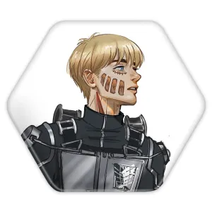 پیکسل شش ضلعی ارمین انیمه اتک آن تایتان Attack on Titan