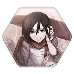 پیکسل شش ضلعی میکاسا اکرمن انیمه اتک آن تایتان Attack on Titan