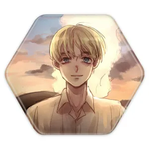 پیکسل شش ضلعی ارمین انیمه اتک آن تایتان Attack on Titan