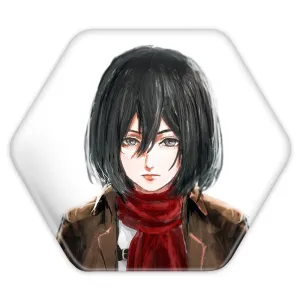 پیکسل شش ضلعی میکاسا اکرمن انیمه اتک آن تایتان Attack on Titan