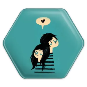 پیکسل شش ضلعی عاشقانه