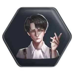 پیکسل شش ضلعی لیوای انیمه اتک آن تایتان Attack on Titan