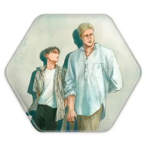 پیکسل شش ضلعی اروین و لیوای انیمه اتک آن تایتان Attack on Titan