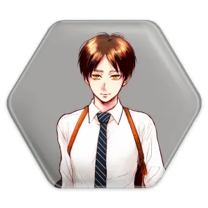 پیکسل شش ضلعی ارن یگر انیمه اتک آن تایتان Attack on Titan