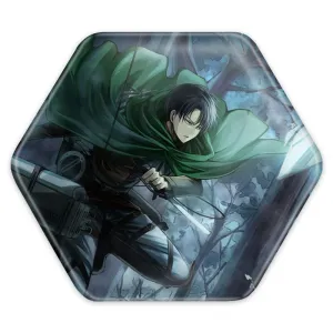 پیکسل شش ضلعی لیوای انیمه اتک آن تایتان Attack on Titan