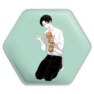 پیکسل شش ضلعی لیوای اکرمن انیمه اتک آن تایتان Attack on Titan