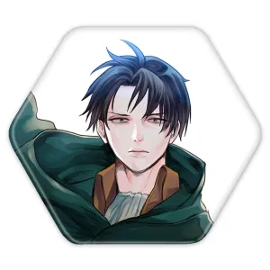 پیکسل شش ضلعی لیوای انیمه اتک آن تایتان Attack on Titan