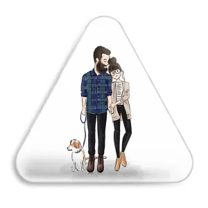 پیکسل مثلثی عاشقانه