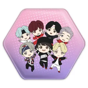 پیکسل شش ضلعی گروه بی تی اس BTS