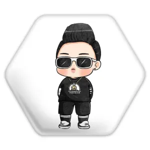 پیکسل شش ضلعی نامجون Namjoon گروه بی تی اس BTS