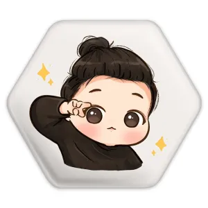 پیکسل شش ضلعی جونگ کوک Jung Kook گروه بی تی اس BTS