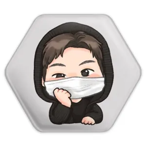 پیکسل شش ضلعی نامجون Namjoon گروه بی تی اس BTS