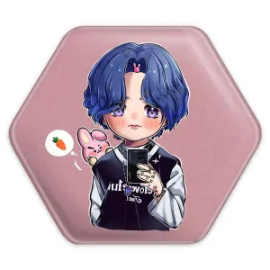 پیکسل شش ضلعی جونگ کوک Jung Kook گروه بی تی اس BTS