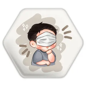 پیکسل شش ضلعی نامجون Namjoon گروه بی تی اس BTS