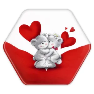 پیکسل شش ضلعی عاشقانه