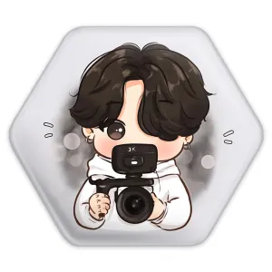 پیکسل شش ضلعی جونگ کوک Jung Kook گروه بی تی اس BTS