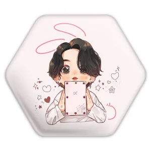 پیکسل شش ضلعی جونگ کوک Jung Kook گروه بی تی اس BTS