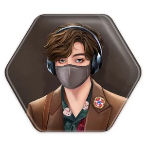 پیکسل شش ضلعی تهیونگ Taehyung گروه بی تی اس BTS