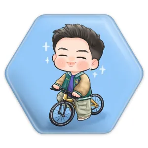 پیکسل شش ضلعی نامجون Namjoon گروه بی تی اس BTS