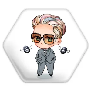 پیکسل شش ضلعی جیمین Jimin گروه بی تی اس BTS