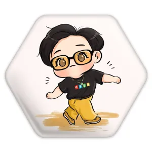 پیکسل شش ضلعی جی هوپ J Hope گروه بی تی اس BTS