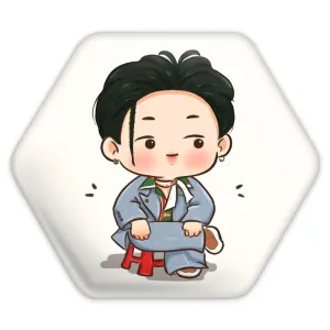 پیکسل شش ضلعی نامجون Namjoon گروه بی تی اس BTS