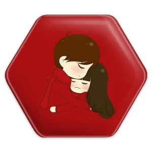 پیکسل شش ضلعی عاشقانه