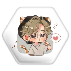 پیکسل شش ضلعی تهیونگ Taehyung گروه بی تی اس BTS