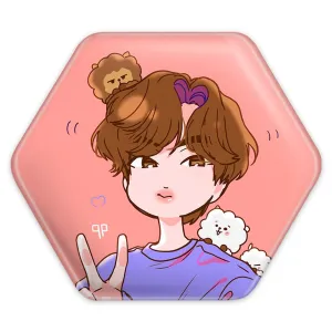 پیکسل شش ضلعی جین Jin گروه بی تی اس BTS