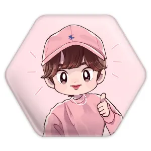 پیکسل شش ضلعی جین Jin گروه بی تی اس BTS