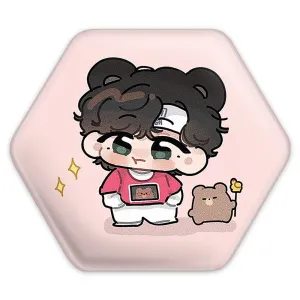 پیکسل شش ضلعی تهیونگ Taehyung گروه بی تی اس BTS