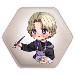 پیکسل شش ضلعی جونگ کوک Jung Kook گروه بی تی اس BTS