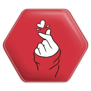 پیکسل شش ضلعی عاشقانه