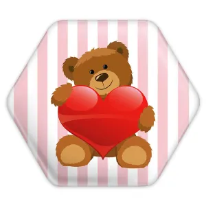 پیکسل شش ضلعی عاشقانه