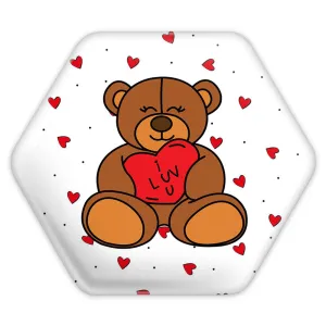 پیکسل شش ضلعی عاشقانه