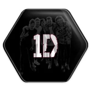 پیکسل شش ضلعی هری استایلز گروه موسیقی وان دایرکشن One Direction