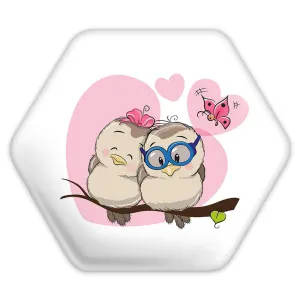 پیکسل شش ضلعی عاشقانه