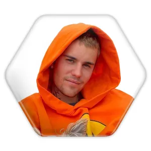 پیکسل شش ضلعی جاستین بیبر Justin Bieber