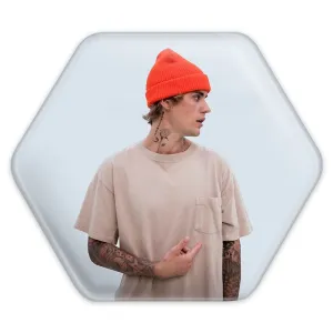 پیکسل شش ضلعی جاستین بیبر Justin Bieber