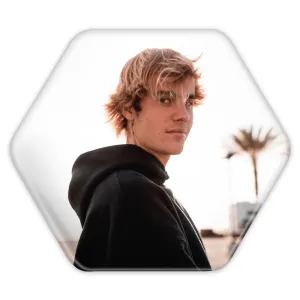 پیکسل شش ضلعی جاستین بیبر Justin Bieber