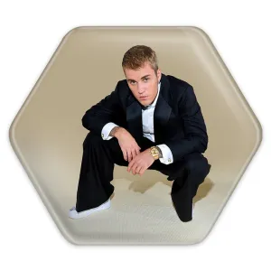 پیکسل شش ضلعی جاستین بیبر Justin Bieber