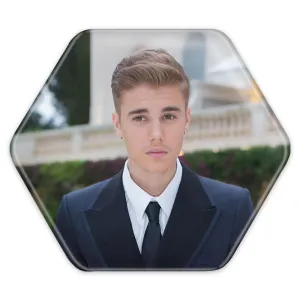 پیکسل شش ضلعی جاستین بیبر Justin Bieber