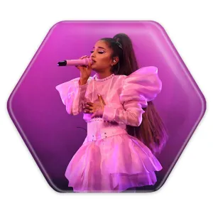 پیکسل شش ضلعی آریانا گرانده Ariana Grande