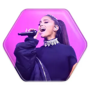 پیکسل شش ضلعی آریانا گرانده Ariana Grande