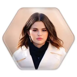 پیکسل شش ضلعی سلنا گومز Selena Gomez